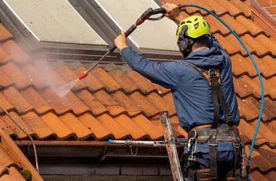 Démoussage et hydrofuge de toiture à Verdets